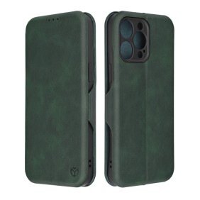 Husa pentru iPhone 14 Pro Max Techsuit Safe Wallet Plus, Green
