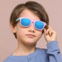 Ochelari de Soare pentru Copii cu Protectie UV - Techsuit (D802) - Yellow / Light Blue