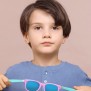 Ochelari de Soare pentru Copii cu Protectie UV - Techsuit (D802) - Yellow / Dark Blue
