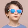 Ochelari de Soare pentru Copii cu Protectie UV - Techsuit (D802) - Yellow / Dark Blue