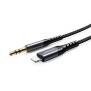 Cablu Jack 3.5mm la Lightning, Hi-Fi, 1m - JoyRoom (SY-A02) - Black