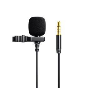 Microfon Tip Lavaliera cu Fir 2m - JoyRoom (JR-LM1) - Black