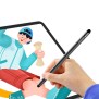 Stylus Pen Pasiv pentru Telefon si Tableta - JoyRoom (JR-DR01) - Black