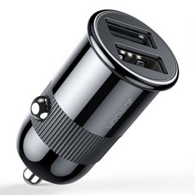 Incarcator Auto Dual USB, Fast Charging 3.1A, 15W - JoyRoom (C-A06) - Black