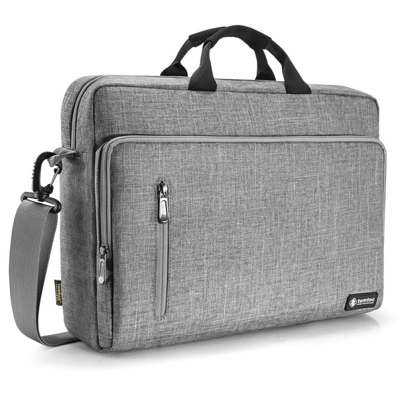 Servieta Laptop 16″ - Tomtoc Defender Laptop Briefcase (A43E1G3) - Gray