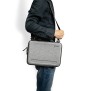 Geanta pentru Macbook Pro 16 si iPad Pro 12.9 - Tomtoc FancyCase Laptop Shoulder Bag (A25F2G2) - Gray