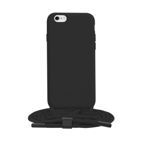 Husa pentru iPhone 6/ 6S - Techsuit Crossbody Lanyard - Black