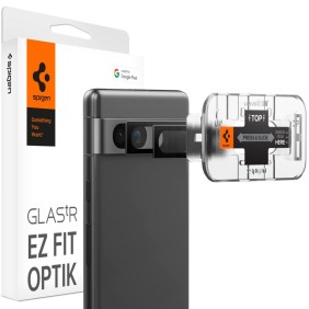 Folie Camera pentru Google Pixel 7a (set 2) - Spigen Glas.tR Optik EZ FIT - Black
