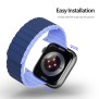 Curea pentru Apple Watch 1/2/3/4/5/6/7/8/9/SE/SE 2 (38/40/41mm) - Dux Ducis LD Series - Blue