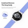 Curea pentru Samsung Galaxy Watch 4/5/Active 2, Huawei Watch GT 3 (42mm)/GT 3 Pro (43mm) - Dux Ducis LD Series - Blue