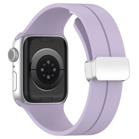 Curea pentru Apple Watch 1/2/3/4/5/6/7/8/9/SE/SE 2 (38/40/41mm) - Techsuit Watchband (W011) - Purple