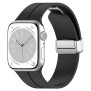 Curea pentru Apple Watch 1/2/3/4/5/6/7/8/9/SE/SE 2 (38/40/41mm) - Techsuit Watchband (W011) - Black