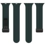 Curea pentru Apple Watch 1/2/3/4/5/6/7/8/9/SE/SE 2 (38/40/41mm) - Techsuit Watchband (W011) - Black