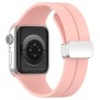 Curea pentru Apple Watch 1/2/3/4/5/6/7/8/9/SE/SE 2 (38/40/41mm) - Techsuit Watchband (W011) - Pink