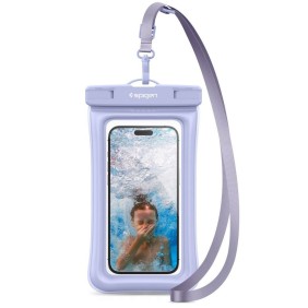 Husa universala pentru telefon - Spigen Waterproof Case A610 - Aqua Blue