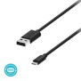 Cablu de Date USB la Type-C pentru Moto Z4/G7/G Power/Play/Pure/Stylus, 3A, 1m - Motorola (SKN6473A) - Black (Bulk Packing)