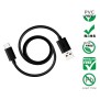 Cablu de Date USB la Type-C pentru Moto Z4/G7/G Power/Play/Pure/Stylus, 3A, 1m - Motorola (SKN6473A) - Black (Bulk Packing)