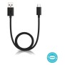 Cablu de Date USB la Type-C pentru Moto Z4/G7/G Power/Play/Pure/Stylus, 3A, 1m - Motorola (SKN6473A) - Black (Bulk Packing)