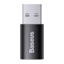 Adaptor din Aluminiu OTG, USB 3.1 la Type-C, 10Gbps - Baseus Ingenuity Series (ZJJQ000101) - Black