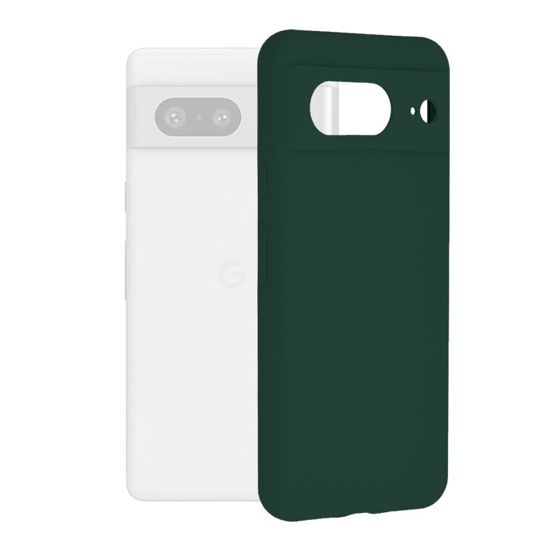 Husa pentru Google Pixel 8 - Techsuit Soft Edge Silicone - Dark Green