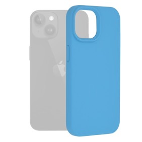 Husa pentru iPhone 15 - Techsuit Soft Edge Silicone - Denim Blue
