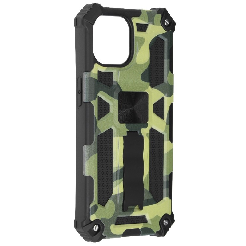 Husa pentru iPhone 15 - Techsuit Blazor Series - Camo Lime