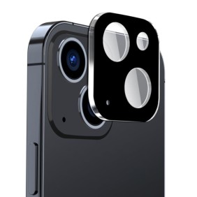 Folie Camera pentru iPhone 15 / 15 Plus - Techsuit Full Camera Glass - Black