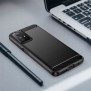 Husa pentru Xiaomi Redmi Note 12S - Techsuit Carbon Silicone - Black