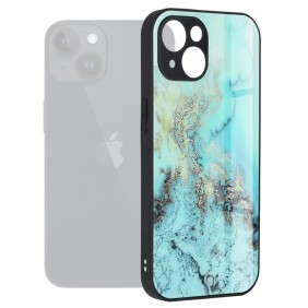 Husa pentru iPhone 15 - Techsuit Glaze Series - Blue Ocean
