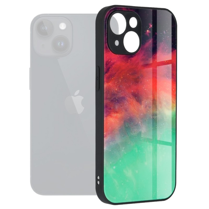 Husa pentru iPhone 15 - Techsuit Glaze Series - Fiery Ocean