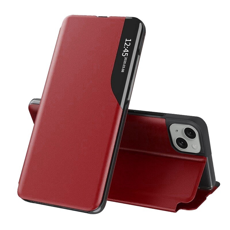 Husa pentru iPhone 15 Plus - Techsuit eFold Series - Red