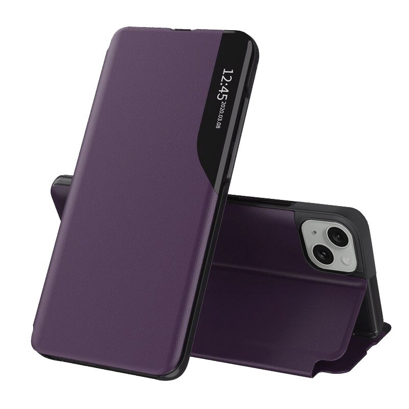 Husa pentru iPhone 15 Plus - Techsuit eFold Series - Purple