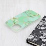 Husa pentru iPhone 15 - Techsuit Marble Series - Green Hex