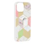 Husa pentru iPhone 15 - Techsuit Marble Series - Purple Hex