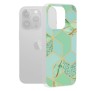 Husa pentru iPhone 15 Pro - Techsuit Marble Series - Green Hex