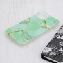 Husa pentru iPhone 15 Plus - Techsuit Marble Series - Green Hex