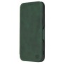 Husa pentru iPhone 15 Plus Techsuit Safe Wallet Plus, Green