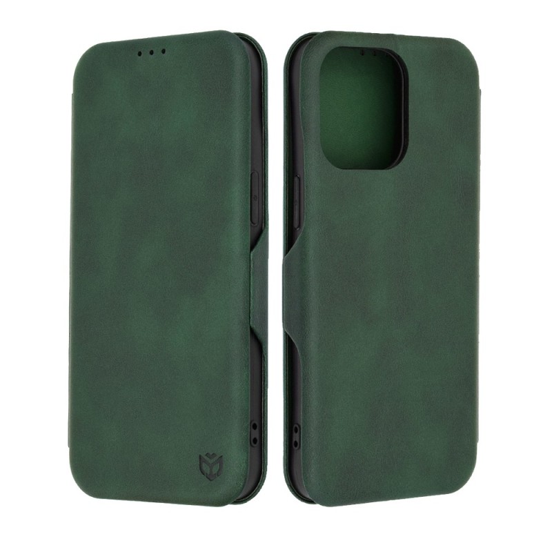 Husa pentru iPhone 15 Pro Max Techsuit Safe Wallet Plus, Green