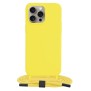 Husa pentru iPhone 15 Pro Max - Techsuit Crossbody Lanyard - Yellow