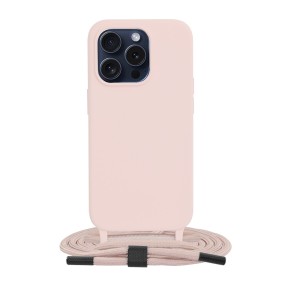 Husa pentru iPhone 15 Pro - Techsuit Crossbody Lanyard - Pink