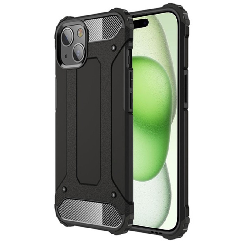 Husa pentru iPhone 15 - Techsuit Hybrid Armor - Black