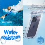 Husa universala pentru telefon - Spigen Waterproof Case A601 - Aqua Blue