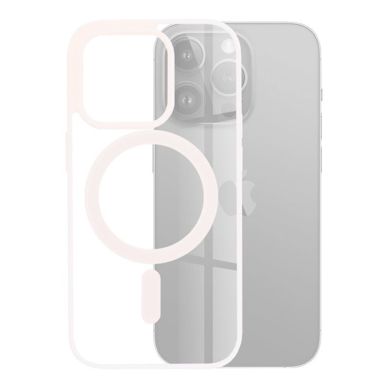 Husa pentru iPhone 15 Pro - Techsuit MagSafe Pro - Nude Pink