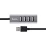 Hub USB la 4x USB 2.0, 480Mbps, 5V - Hoco (HB1) - Tarnish