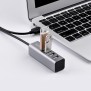 Hub USB la 4x USB 2.0, 480Mbps, 5V - Hoco (HB1) - Tarnish