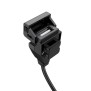 Incarcator Motocicleta pentru Telefon USB, 1.5m - Hoco (Z45) - Black