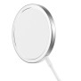 Hoco - Wireless Charger Original Series (CW30 Pro) - Fast Charging, for iPhone and TWS Headsets, 3A, 15W - Silver