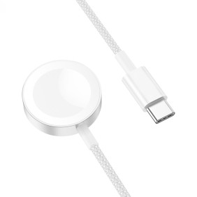 Hoco - Wireless Charger (CW46) - MagSafe for Apple Watch, 1.2m - White