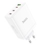 Incarcator pentru Priza USB, 3x Type-C, Fast Charging, 100W - Hoco Leader (N31) - White