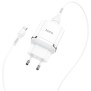 Incarcator Priza USB-A, 18W, 3A + Cablu Micro-USB 1m - Hoco Special (N3) - White